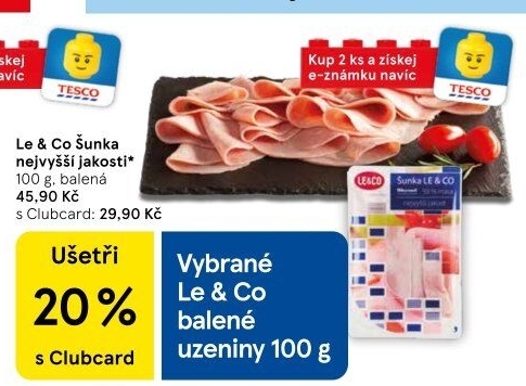 Šunka nejvyšší jakosti LE&