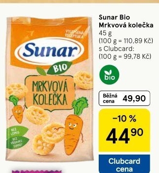 Sušenky Bio Sunar