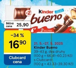 Tyčinka Bueno Kinder