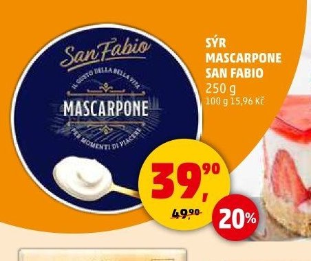 SÝR MASCARPONE SAN FABIO