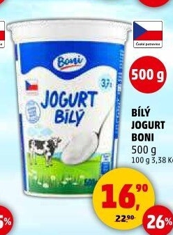 Bílý jogurt Boni