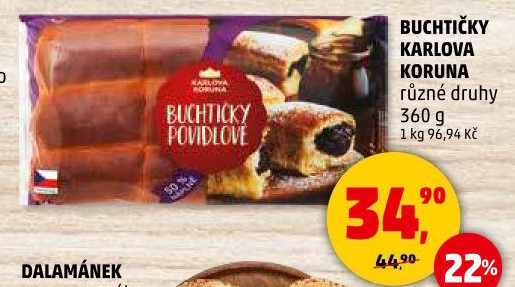 České buchtičky Karlova Koruna