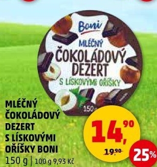 Dezert mléčný Boni