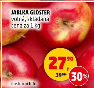Jablka Gloster