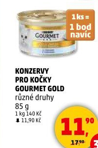 Konzerva pro kočky Gold Gourmet Purina