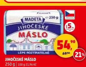 Máslo Jihočeské Madeta