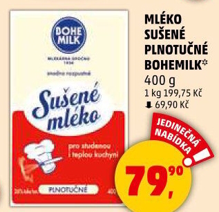 Mléko sušené Bohemilk