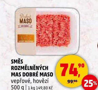 Mleté maso mix Dobré maso