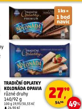 Oplatky Kolonáda Opavia