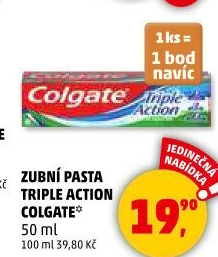 Pasta na zuby Triple Action Colgate