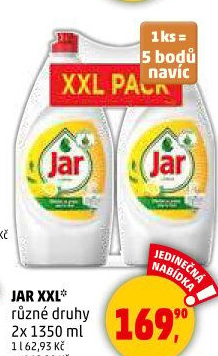 Prostředek na nádobí Jar