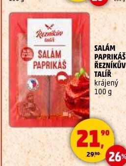 Salám Paprikáš Řezníkův talíř