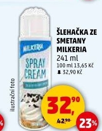 Šlehačka ve spreji Milkeria