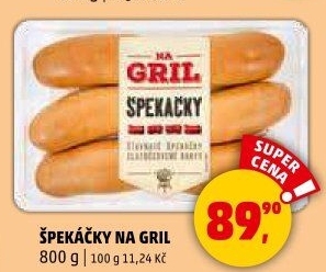 Špekáčky Na gril Penny