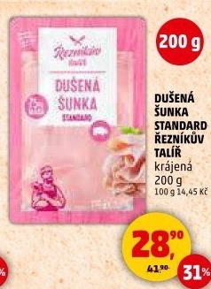 Šunka dušená standard Řezníkův talíř