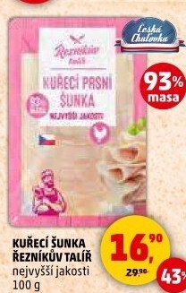 Šunka kuřecí nejvyšší jakosti Řezníkův talíř