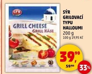 Sýr Halloumi na gril GFB