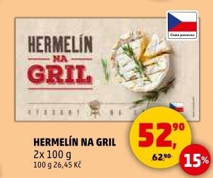 Sýr hermelín Na gril Penny