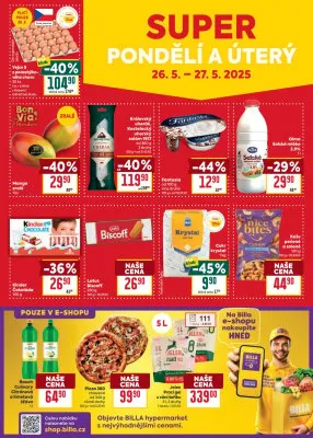 akční leták BILLA 21.5.2025-27.5.2025
