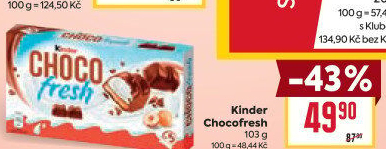 Čokoládky Choco Fresh Kinder