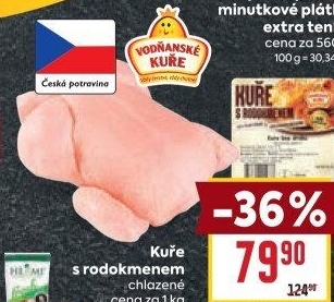 Kuře s rodokmenem Vodňanské kuře