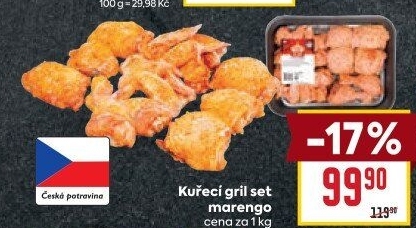 Kuřecí grilovací set Marengo Vodňanské Kuře