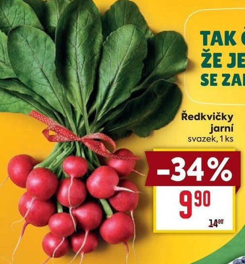 Ředkvičky svazek Česká farma