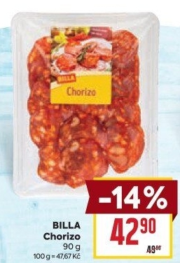 Salám Chorizo Billa
