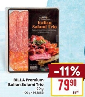 Salám Italian Trio Billa Premium