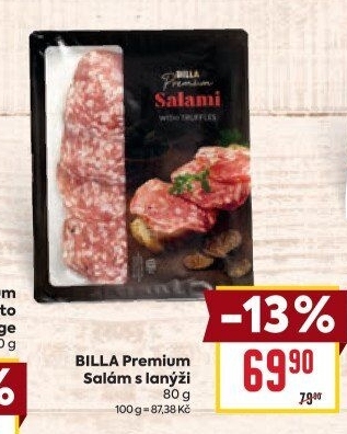 Salám s lanýži Premium Billa