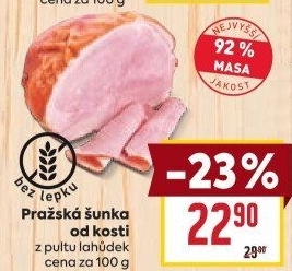 Šunka pražská od kosti
