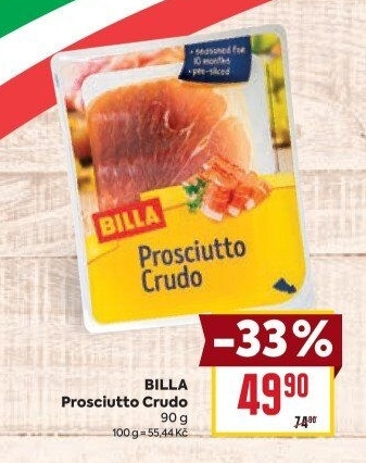 Šunka Prosciutto Crudo Billa