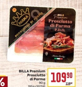 Šunka Prosciutto di Parma Premium Billa