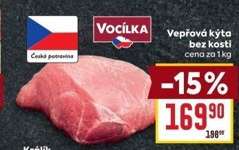 Vepřová kýta bez kosti Vocílka