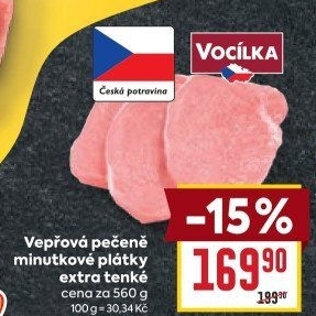 Vepřová pečeně Vocílka