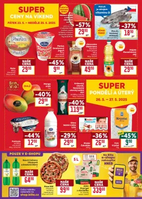 akční leták BILLA 21.5.2025-27.5.2025