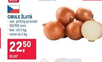 Cibule žlutá Fine Life