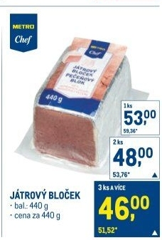 Játrová paštika Metro Chef