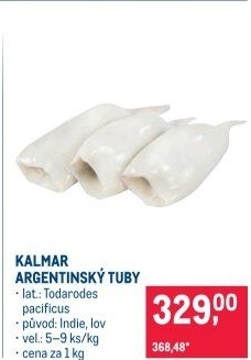 Kalmar argentinský tuby