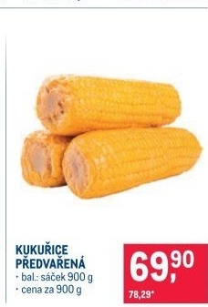 Kukuřice předvařená
