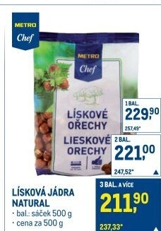 Lískové ořechy Metro Chef