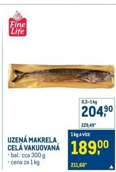 Makrela uzená Fine Life
