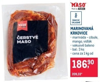 Marinovaná krkovice MASO Made by makro