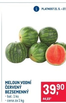 Meloun vodní bezsemenný