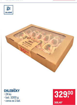 Obložený chlebíček