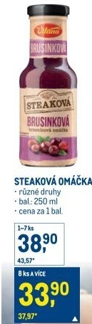 Omáčka steaková Vitana