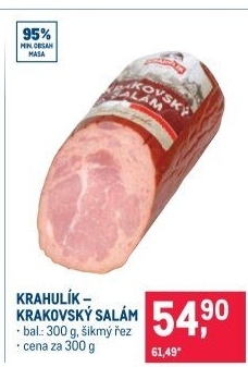 Salám krakovský Krahulík