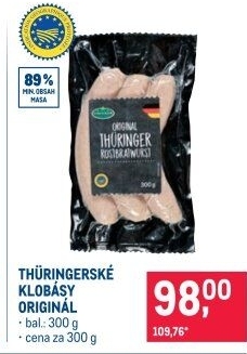 Thüringerská klobása Ilmenauer