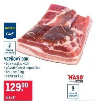 Vepřový bok bez kosti Metro Chef