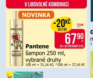 Pantene šampon 250 ml